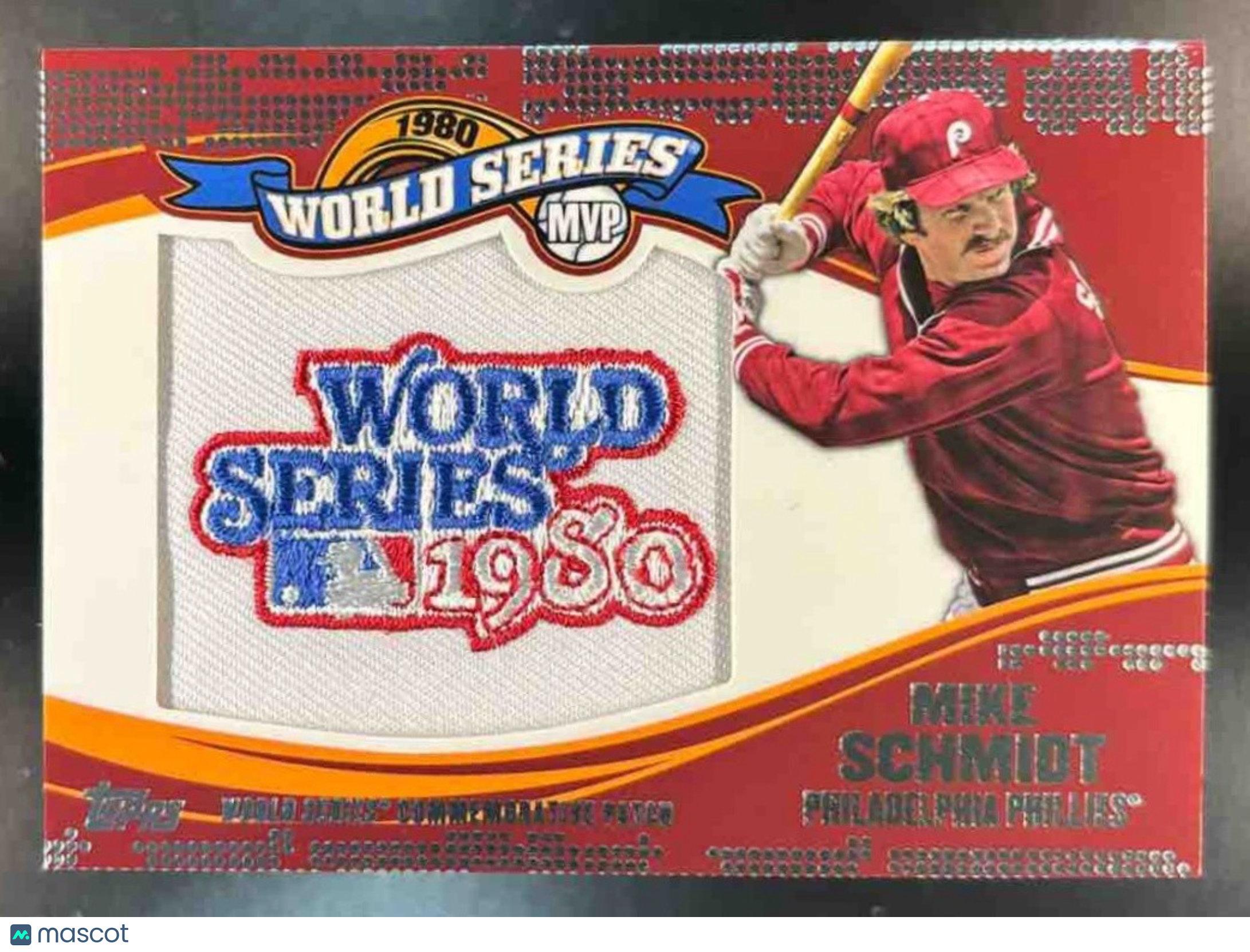 2014 Topps Update Mike Schmidt World Series MVP Patches Philadelphia Phillies - Sports Cards
