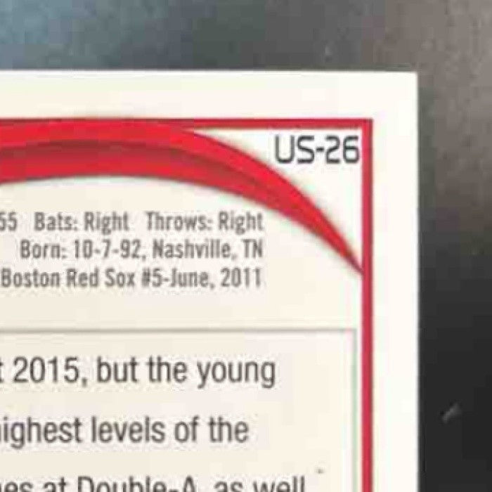 2014 Topps Update Mookie Betts #US-26a RC Boston Red Sox - Sports Cards