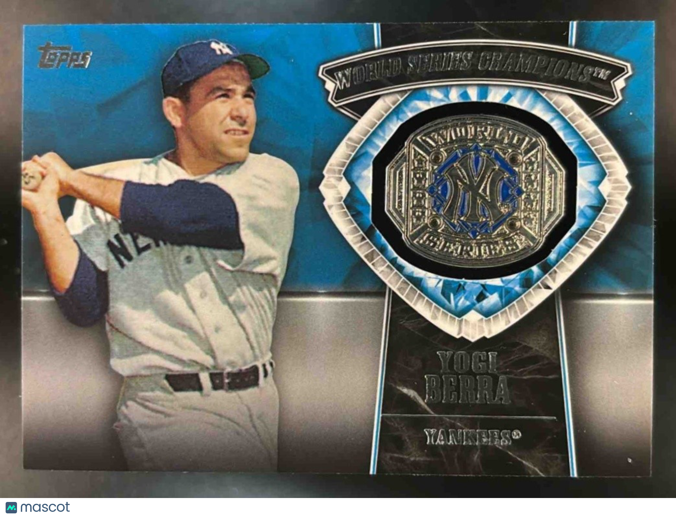 2014 Topps Update Yogi Berra World Series Rings Silver #WSR-YB New York Yankees - Sports Cards
