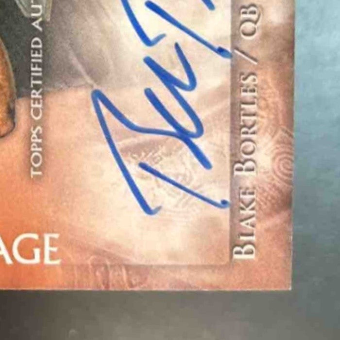 2014 Topps Valor Blake Bortles Shield of Honor Patch Auto /50 RC Jaguars - Sports Cards