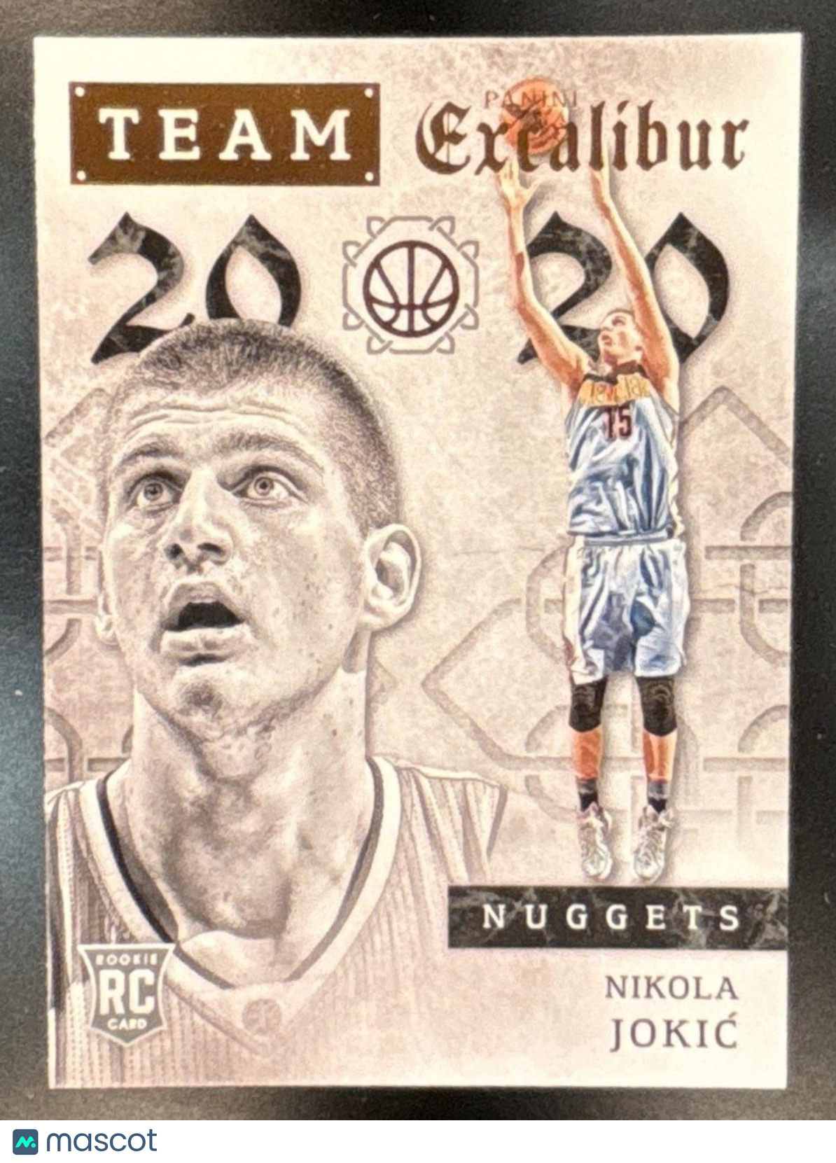 2015-16 Panini Excalibur Nikola Jokic Team 2020 #37 RC Denver Nuggets - Sports Cards