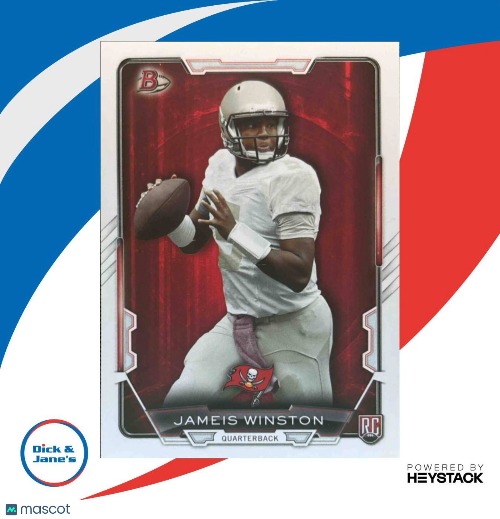 2015 Bowman Jameis Winston Rookies #23 RC Tampa Bay Buccaneers - Sports Cards