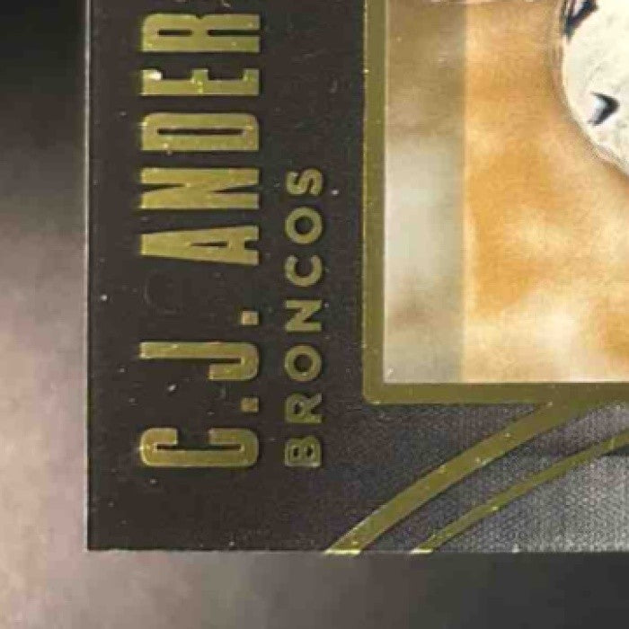 2015 Panini Black Gold C.J. Anderson /199 #3 Denver Broncos - Sports Cards