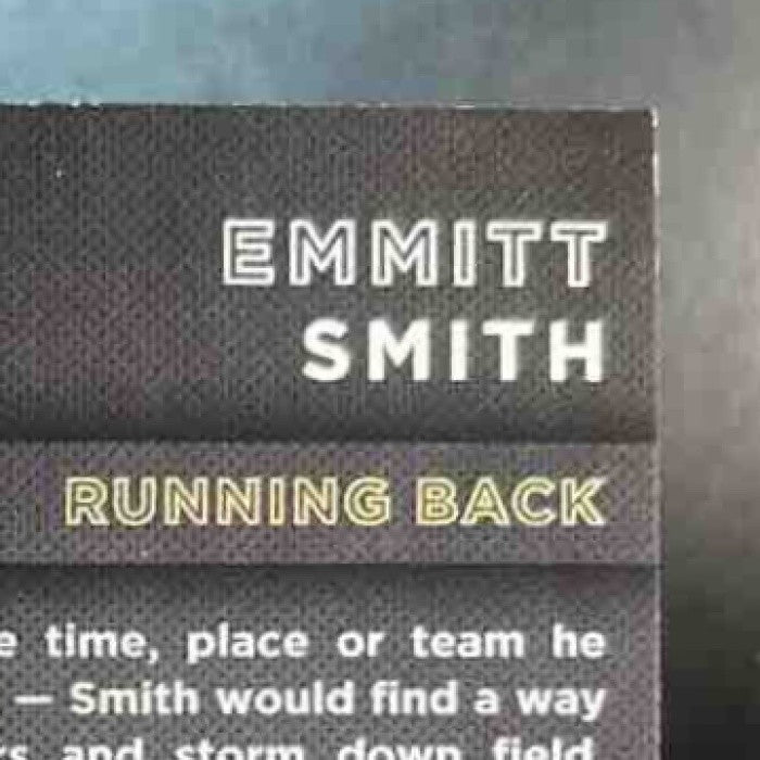2015 Panini Black Gold Emmitt Smith Golden Ground Game /99 Dallas Cowboys - Sports Cards