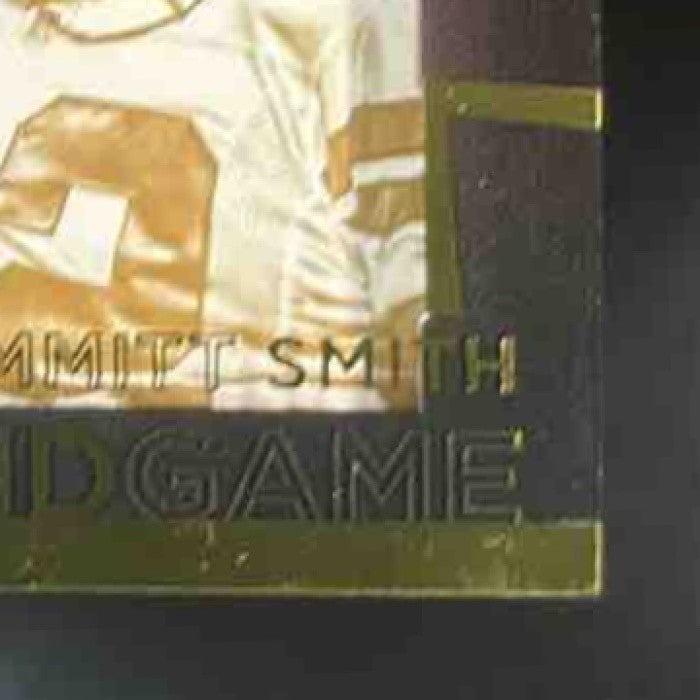 2015 Panini Black Gold Emmitt Smith Golden Ground Game /99 Dallas Cowboys - Sports Cards
