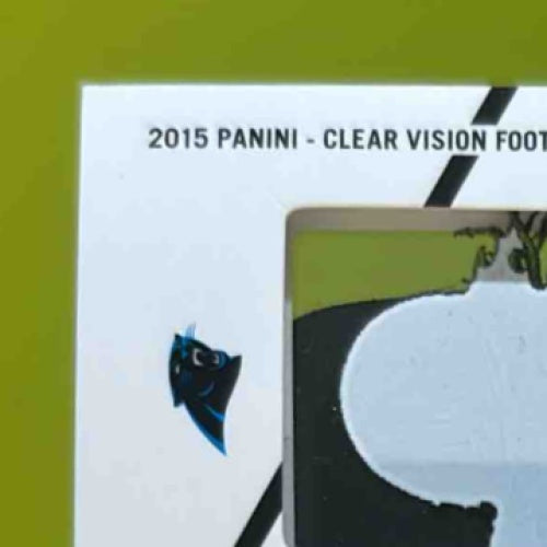 2015 Panini Clear Vision Kelvin Benjamin History Dual Jersey Prime /49 #CH-KB - Sports Cards