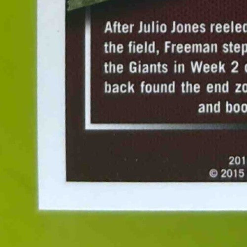 2015 Panini Contenders Devonta Freeman Playoff Ticket /199 #41 Atlanta Falcons - Sports Cards