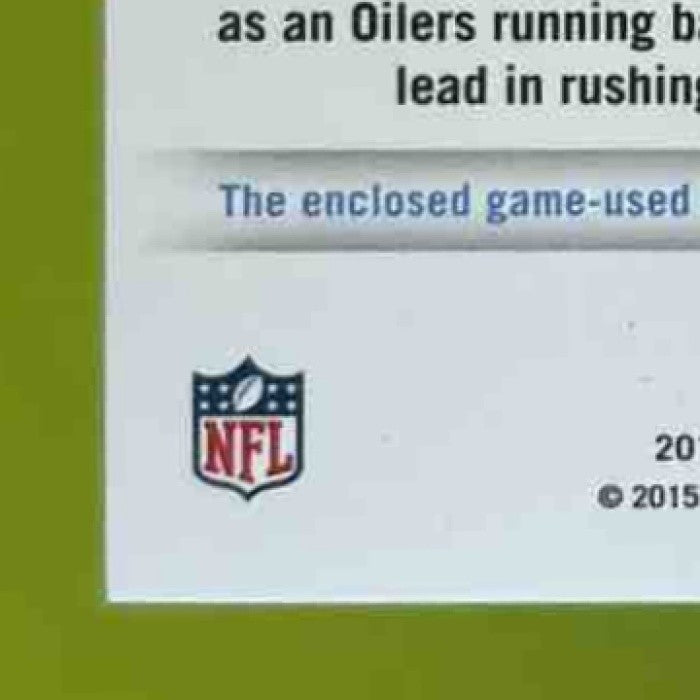 2015 Panini Donruss Earl Campbell Throwback Threads #TT-EC - Sports Cards