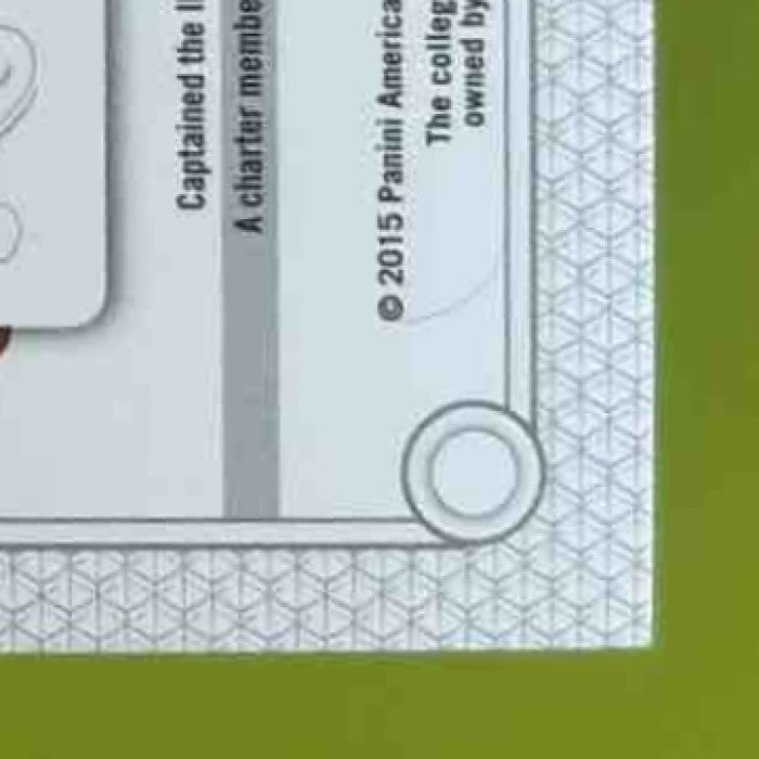 2015 Panini National Treasures Collegiate George Halas 90/99 #144 Legend - Sports Cards