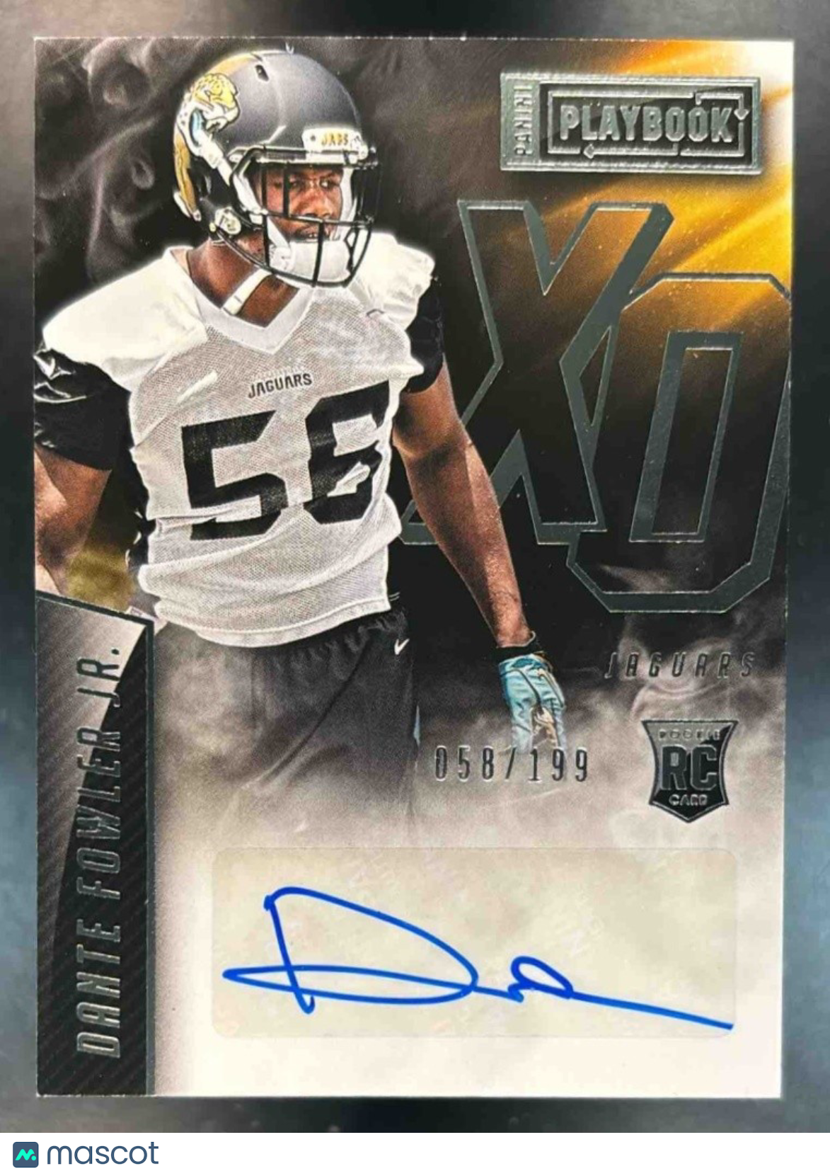 2015 Panini Playbook Dante Fowler Jr. X’s and O’s Auto /199 RC Jaguars - Sports Cards