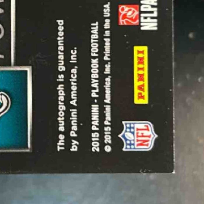 2015 Panini Playbook Dante Fowler Jr. X’s and O’s Auto /199 RC Jaguars - Sports Cards