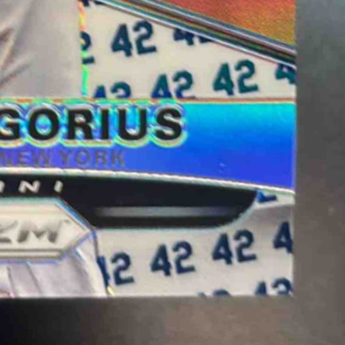 2015 Panini Prizm Didi Gregorius Jackie Robinson Prizms /42 #59 New York Yankees - Sports Cards