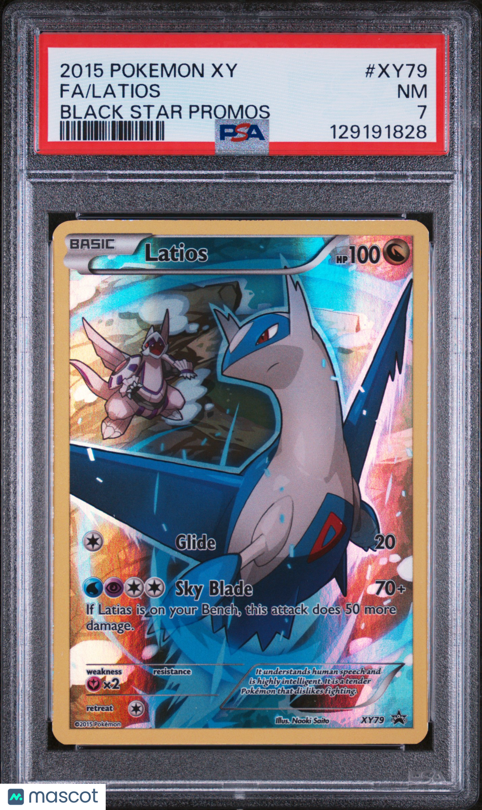 2015 Pokemon XY Black Star Promos Latios #XY79 FA PSA 7 - Graded TCG/CCG