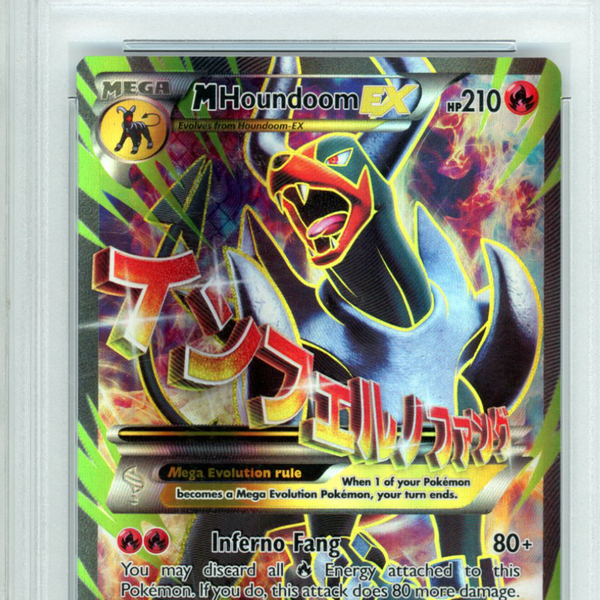 2015 Pokemon XY Breakthrough M Houndoom EX #154 FA PSA