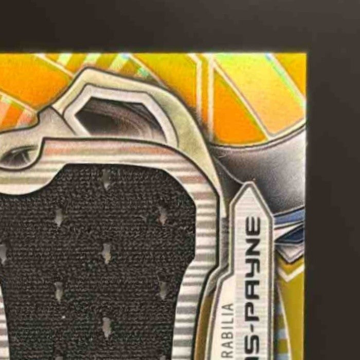 2015 Topps Finest Cameron Artis-Payne Auto Jumbo Relic Gold /99 RC Panthers - Sports Cards