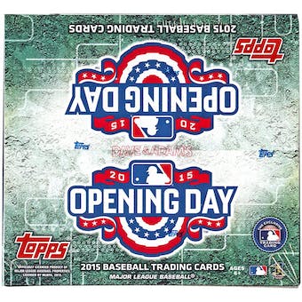 2015 Topps Opening Day Baseball Box - MLB Hobby Box