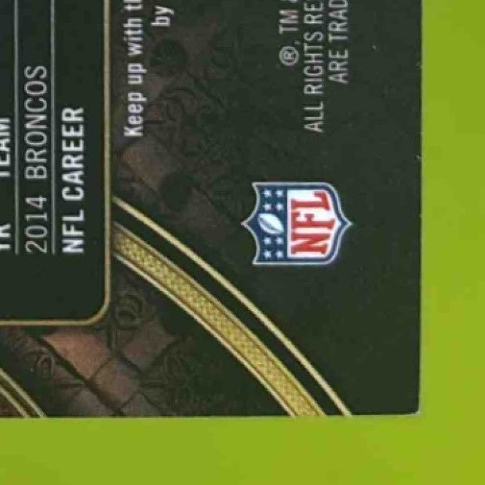 2015 Topps Triple Threads Peyton Manning Purple 174/232 #11 Denver Broncos - Sports Cards