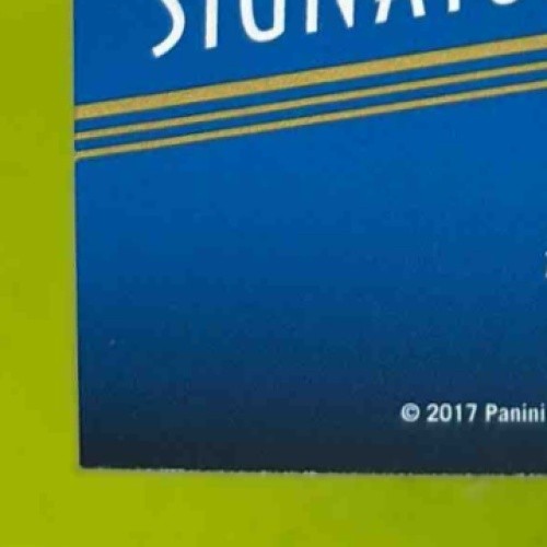 2016-17 Panini Studio Patrick Ewing Celebrated Signatures Teal /15 Auto Knicks - Sports Cards
