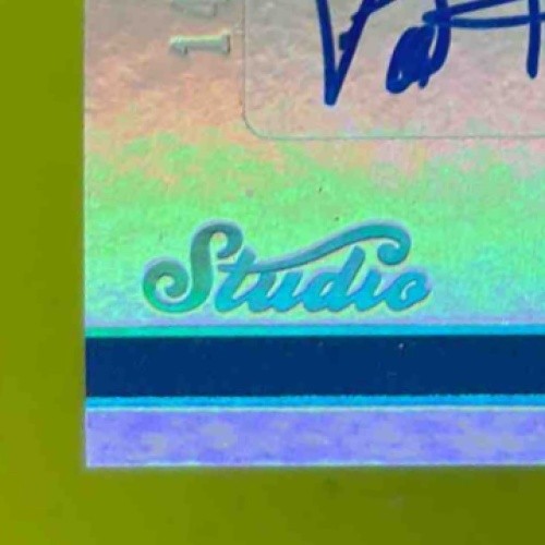 2016-17 Panini Studio Patrick Ewing Celebrated Signatures Teal /15 Auto Knicks - Sports Cards