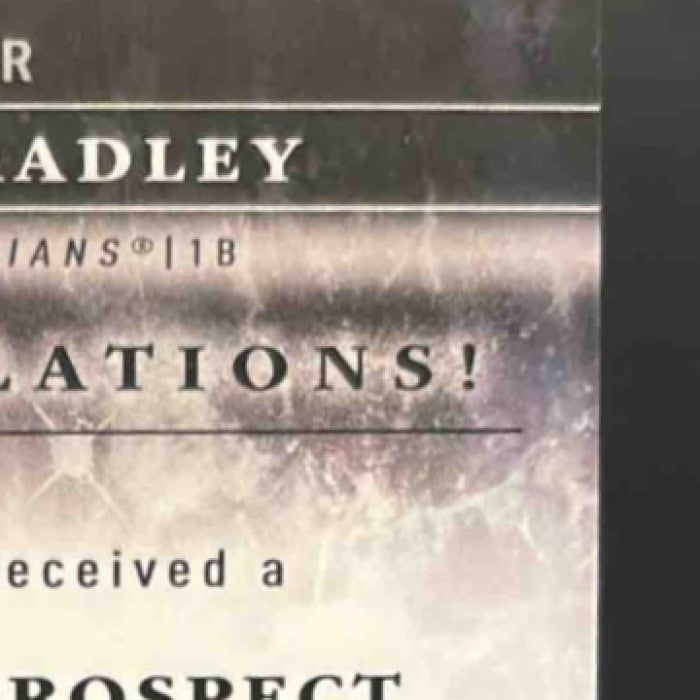 2016 Bowman Inception Bobby Bradley Prospect Auto Blue /99 Cleveland Indians - Sports Cards