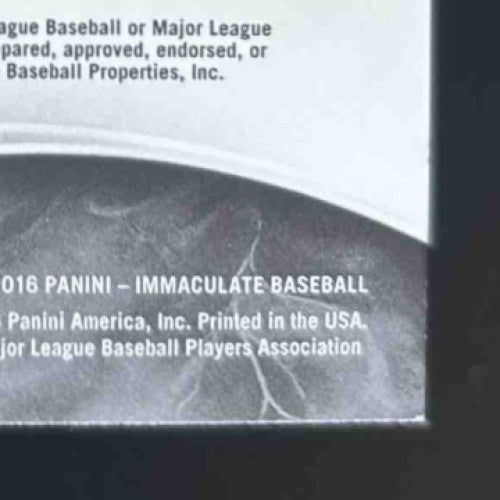 2016 Immaculate Collection Trea Turner Story M Sano Piscotty Quad Red Relic/25 - Sports Cards
