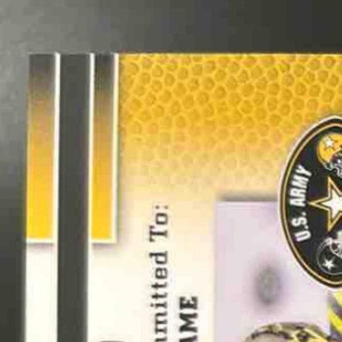 2016 Leaf Metal U.S. Army All-American Bowl John Shannon Auto Blue /50 #54 - Sports Cards