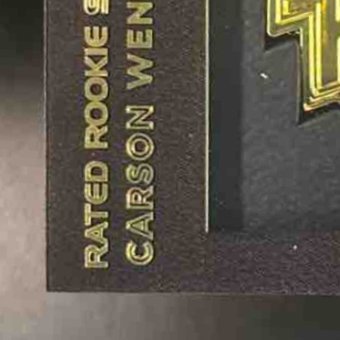 2016 Panini Black Gold Collegiate Carson Wentz Rated Rookie Symbols /199 #9 RC - Sports Cards