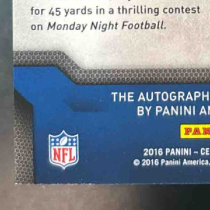 2016 Panini Certified Jason Verrett Mirror Signatures Blue /40 T Auto Chargers - Sports Cards