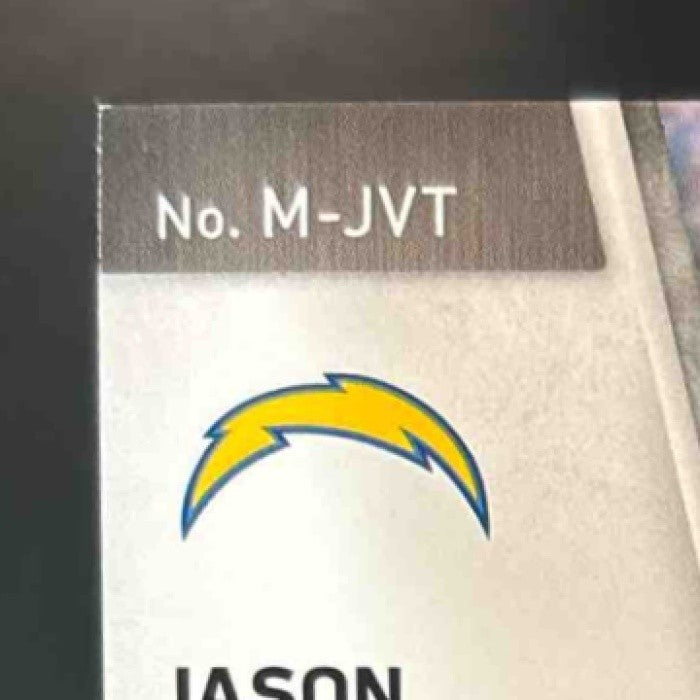2016 Panini Certified Jason Verrett Mirror Signatures Blue /40 T Auto Chargers - Sports Cards