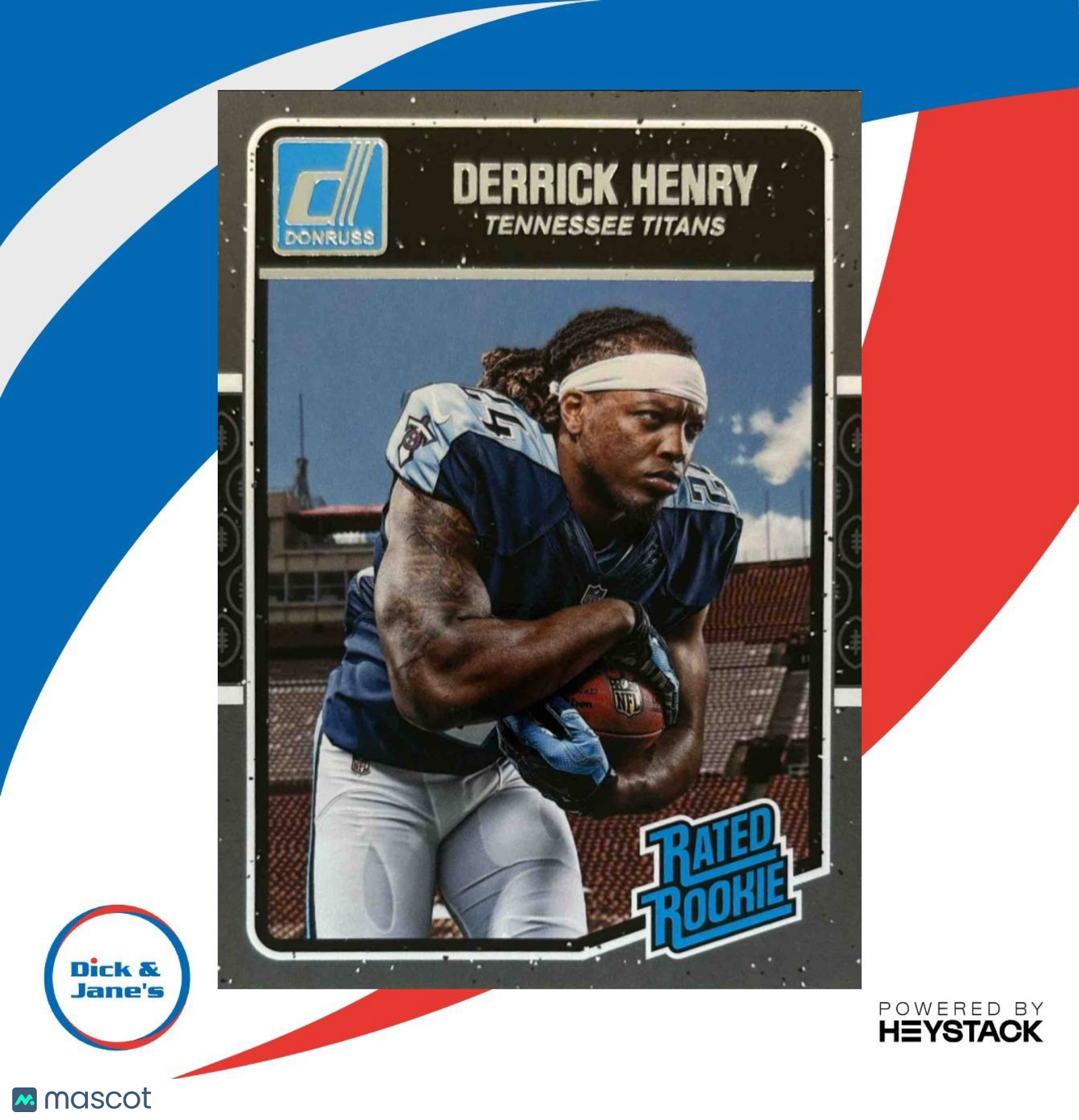 2016 Panini Donruss Derrick Henry #365 RC Tennessee Titans - Sports Cards