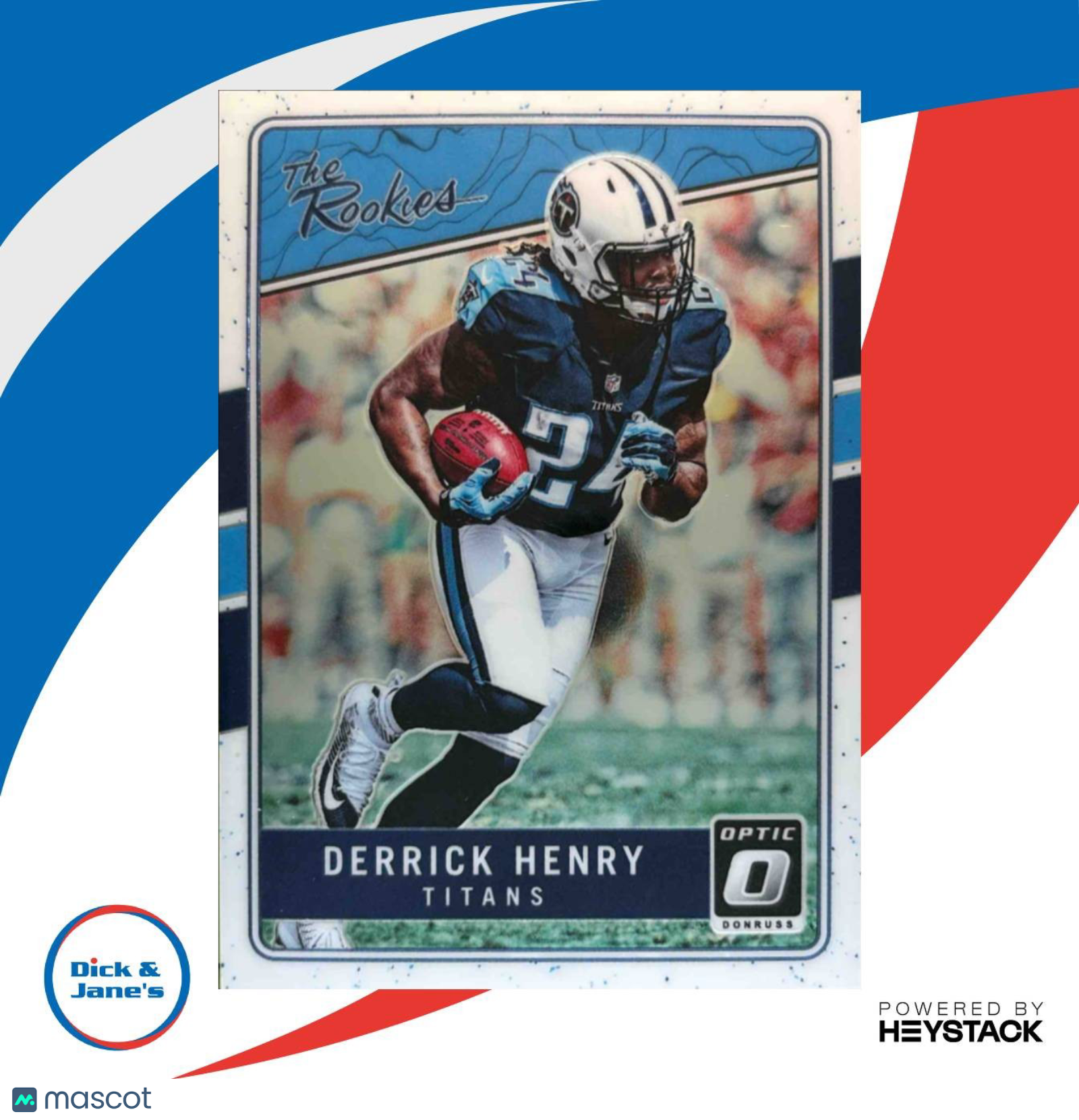 2016 Panini Donruss Optic Derrick Henry The Rookies #TR-DH RC Tennessee Titans - Sports Cards