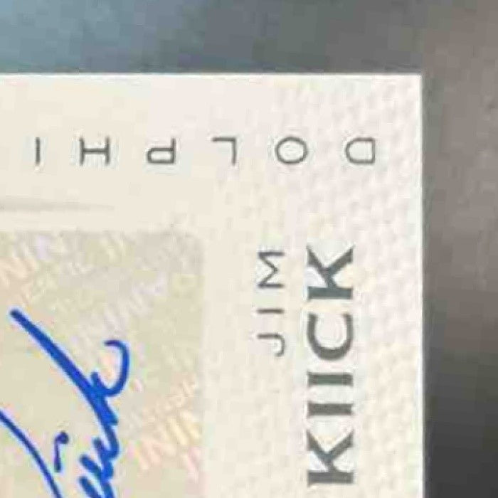 2016 Panini Limited Jim Kiick Ink Silver Spotlight /35 Auto Miami Dolphins - Sports Cards