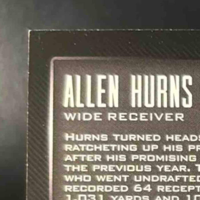 2016 Panini Playbook Allen Hurns Green 17/25 #32 Jacksonville Jaguars - Sports Cards