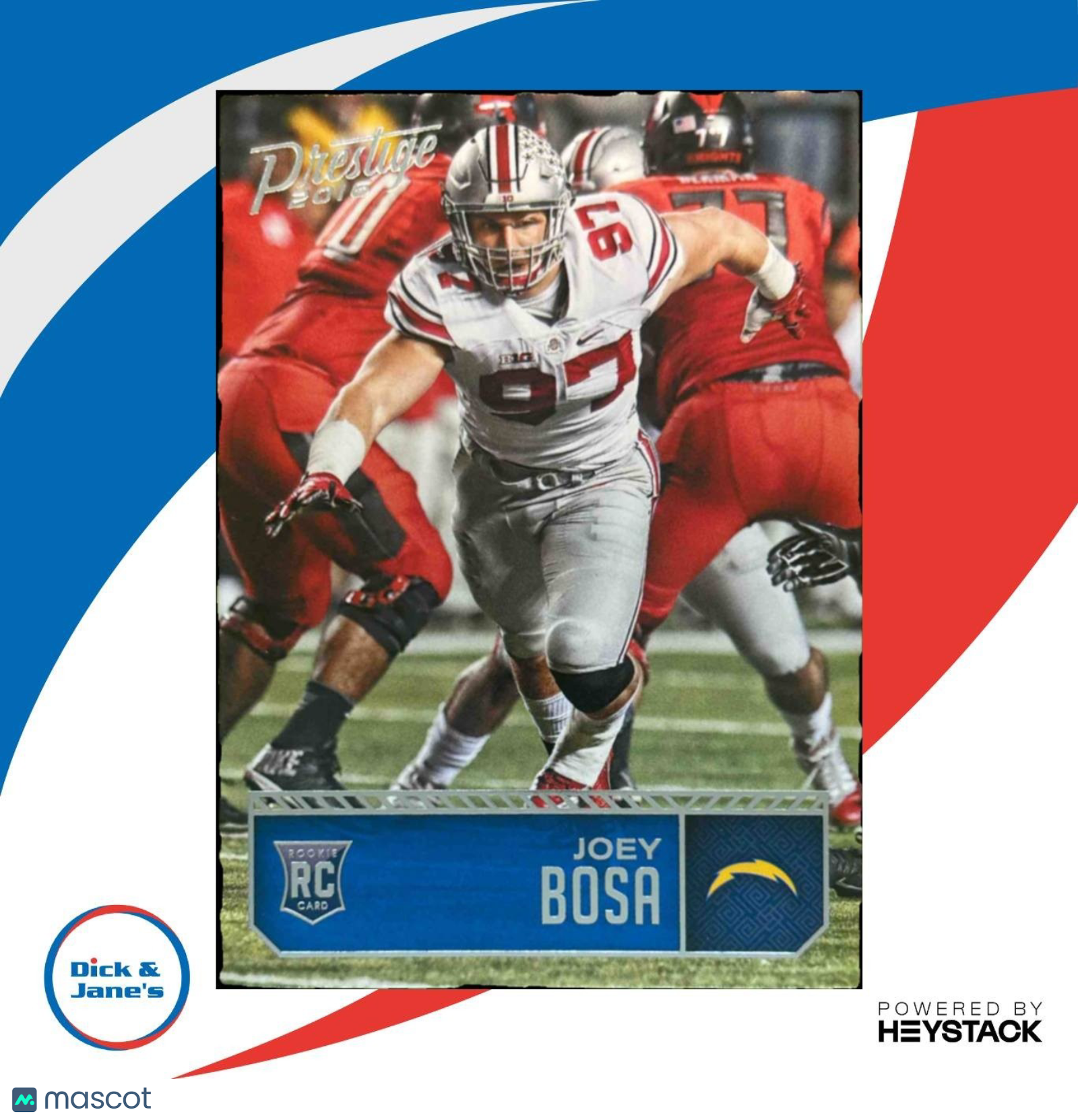 2016 Panini Prestige Joey Bosa #278 RC San Diego Chargers - Sports Cards