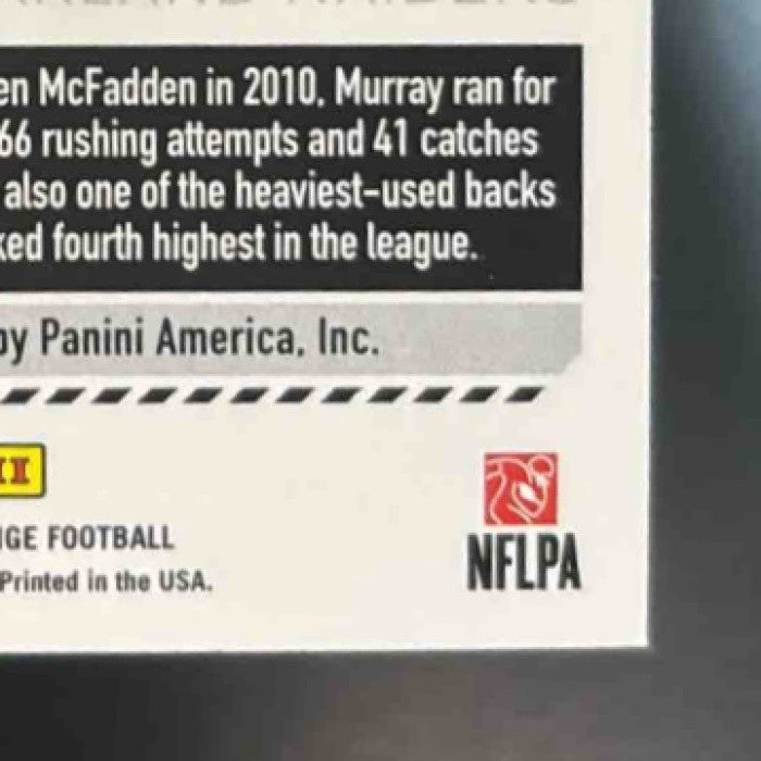 2016 Panini Prestige Latavius Murray Signatures Purple /100 Auto Oakland Raiders - Sports Cards