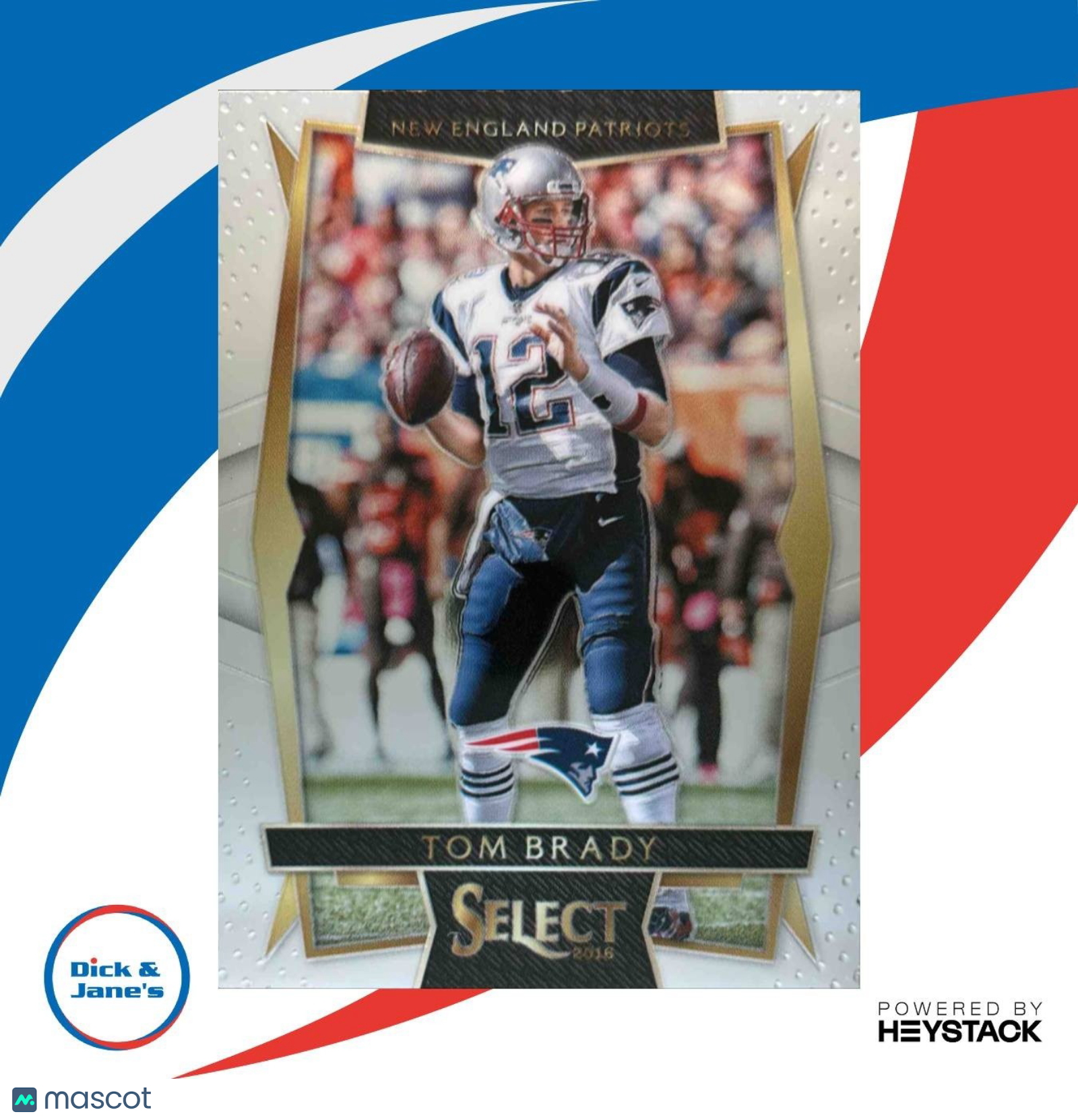 2016 Panini Select Tom Brady #13 Concourse New England Patriots - Sports Cards