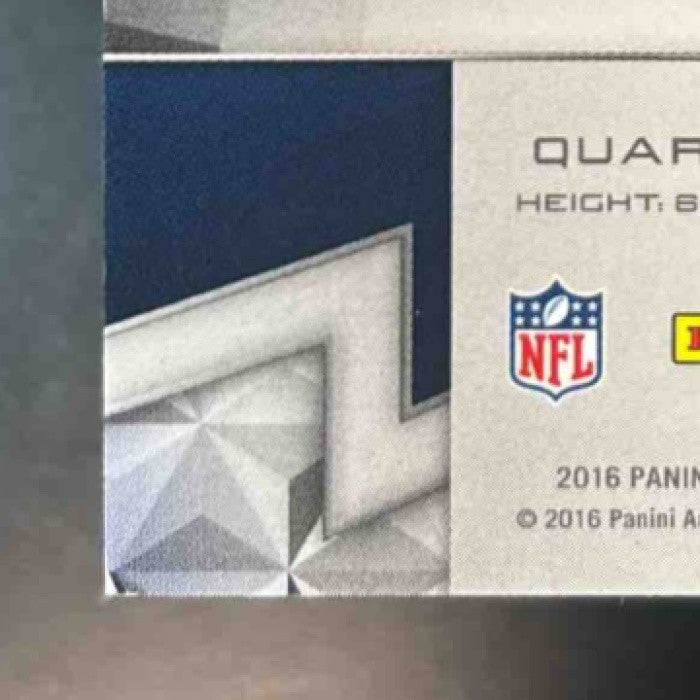 2016 Panini Spectra Jacoby Brissett Neon Blue 6/60 #122 RC New England Patriots - Sports Cards