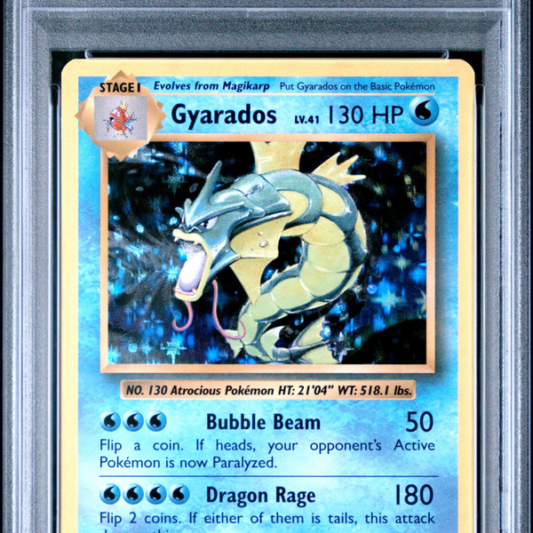 2016 Pokemon XY Evolutions Gyarados #34 PSA 8 HOLO