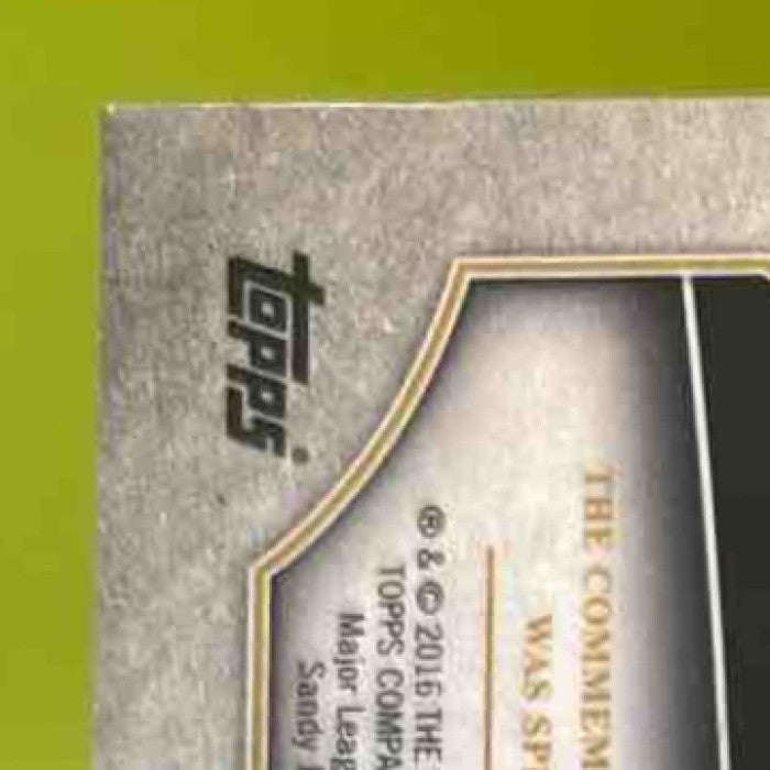 2016 Topps Sandy Koufax MLB Debut Medallion Series 1 #MDM-SK Brooklyn Dodgers - Sports Cards