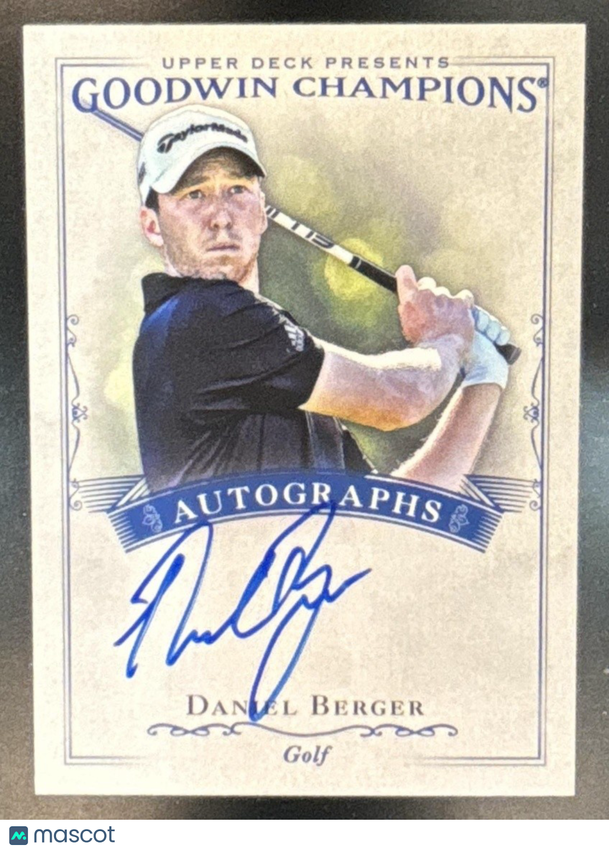 2016 Upper Deck Goodwin Champions Daniel Berger Auto #A-DB - Sports Cards