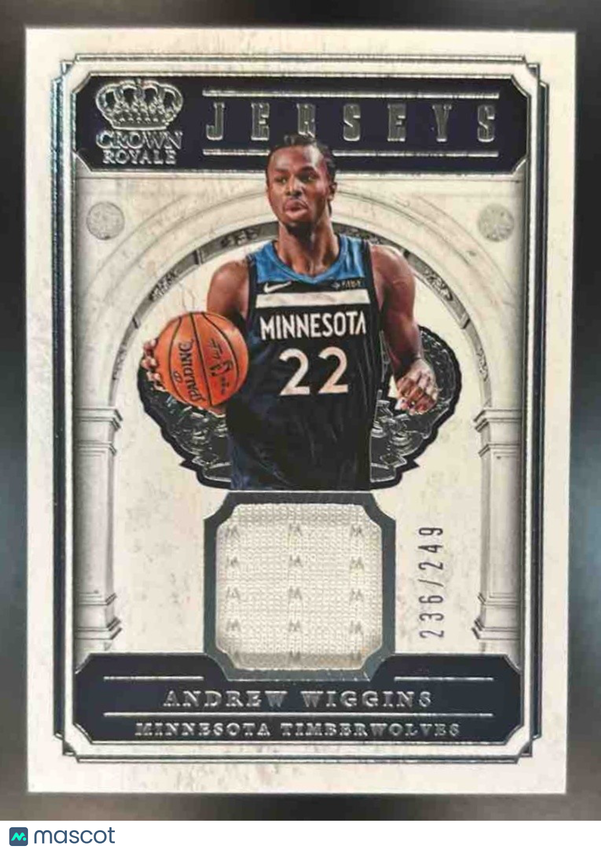 2017-18 Panini Crown Royale Jerseys Andrew Wiggins /249 Minnesota Timberwolves - Sports Cards