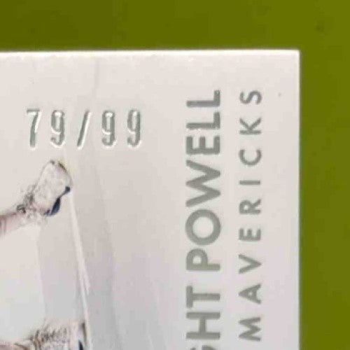 2017-18 Panini Encased Dwight Powell Scripted Signatures /99 Auto Mavericks - Sports Cards