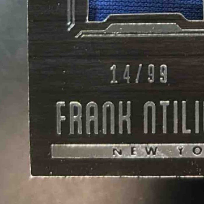 2017-18 Panini Noir Frank Ntilikina New Wave Jerseys /99 RC York Knicks - Sports Cards