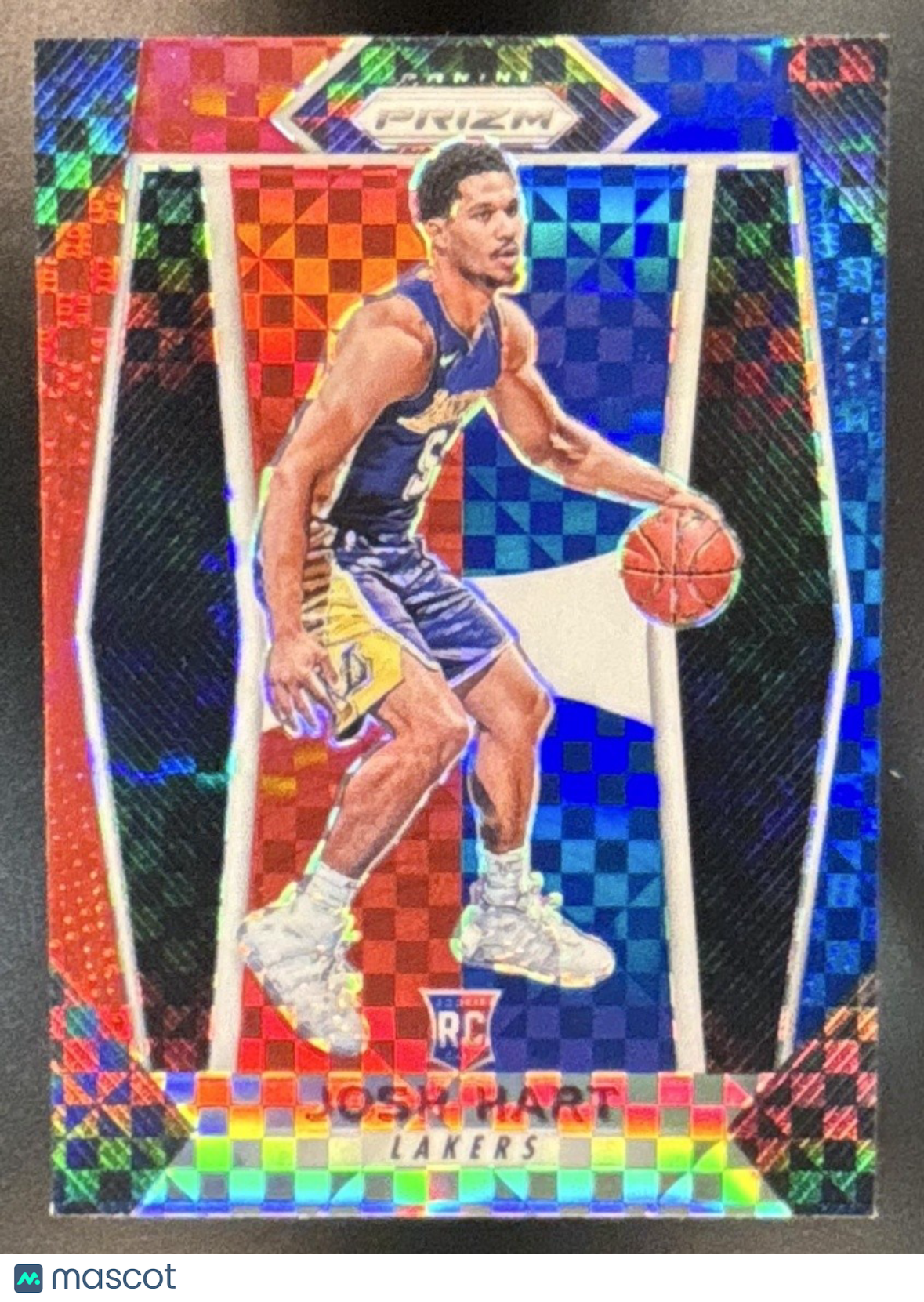 2017-18 Panini Prizm Josh Hart Red White and Blue #282 RC Los Angeles Lakers - Sports Cards