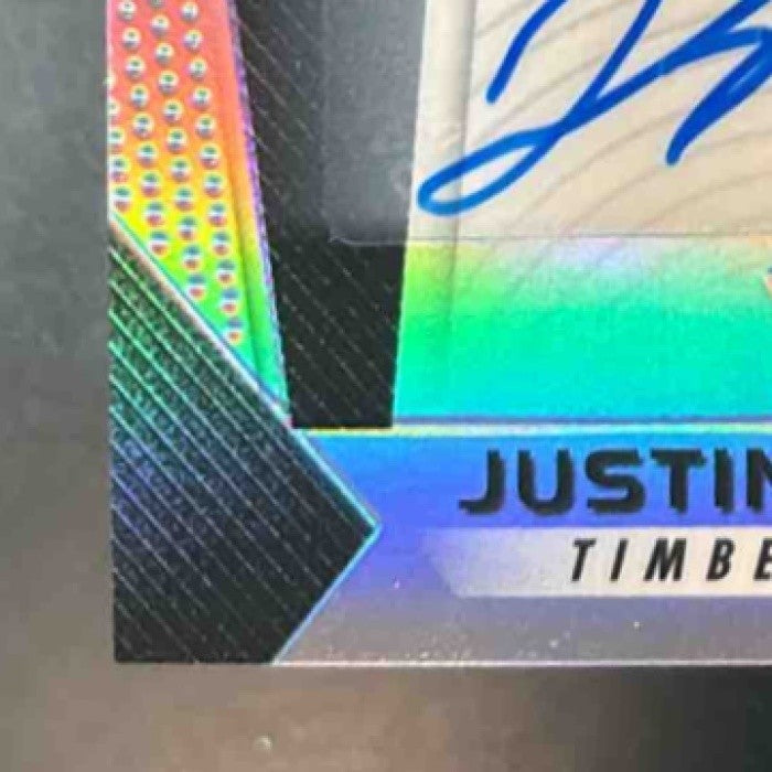 2017-18 Panini Prizm Justin Patton Auto Silver #85 RC Minnesota Timberwolves - Sports Cards