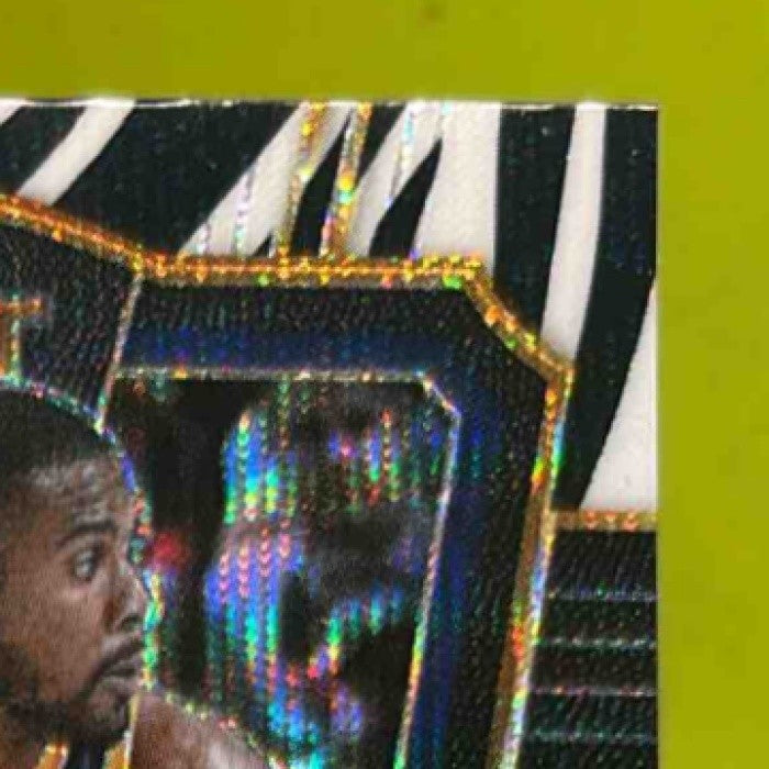 2017-18 Panini Select Derrick Favors Zebra Prizms #193 Premier Level Utah Jazz - Sports Cards