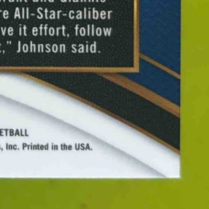 2017-18 Panini Select Stanley Johnson Zebra Prizms #286 Courtside Pistons - Sports Cards