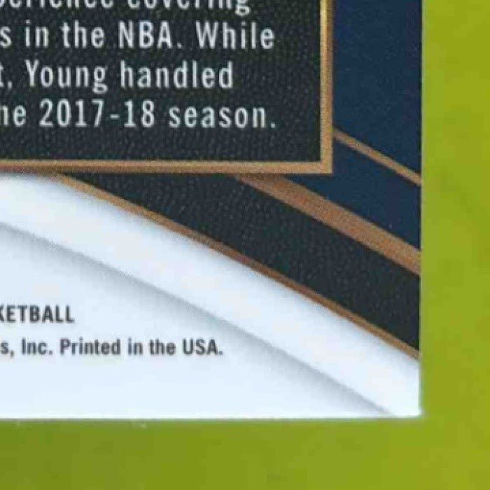 2017-18 Panini Select Thaddeus Young Zebra Prizms #226 Courtside Indiana Pacers - Sports Cards