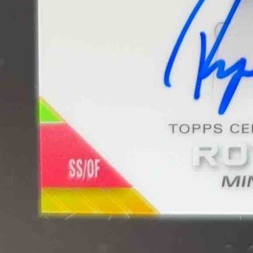 2017 Bowman Bowman’s Best Royce Lewis Best of 2017 Auto Gold Refractor 13/50 - Sports Cards