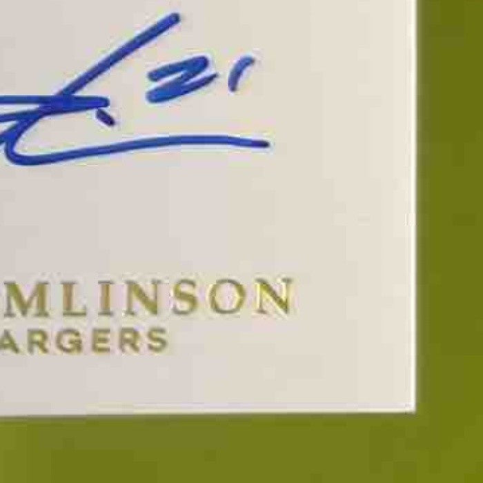 2017 Flawless LaDainian Tomlinson 1st Prospect Round Gems /25 Auto Chargers - Sports Cards